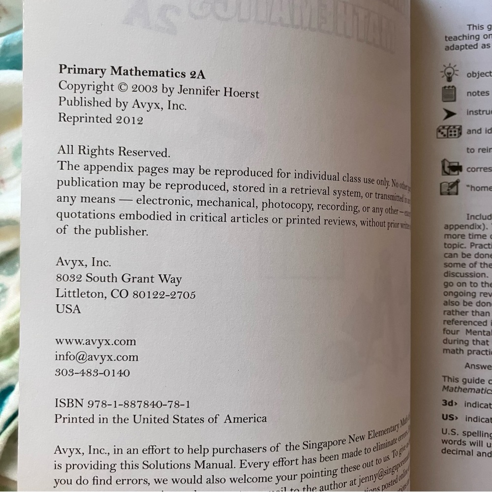 Primary Math 2A: Home Instructor's Guide - Paperback Homeschool Mathematics - Picture 2 of 3